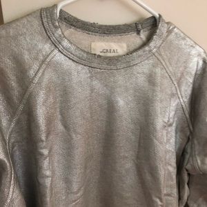 The Great Silver Coated Sweatshirt.
